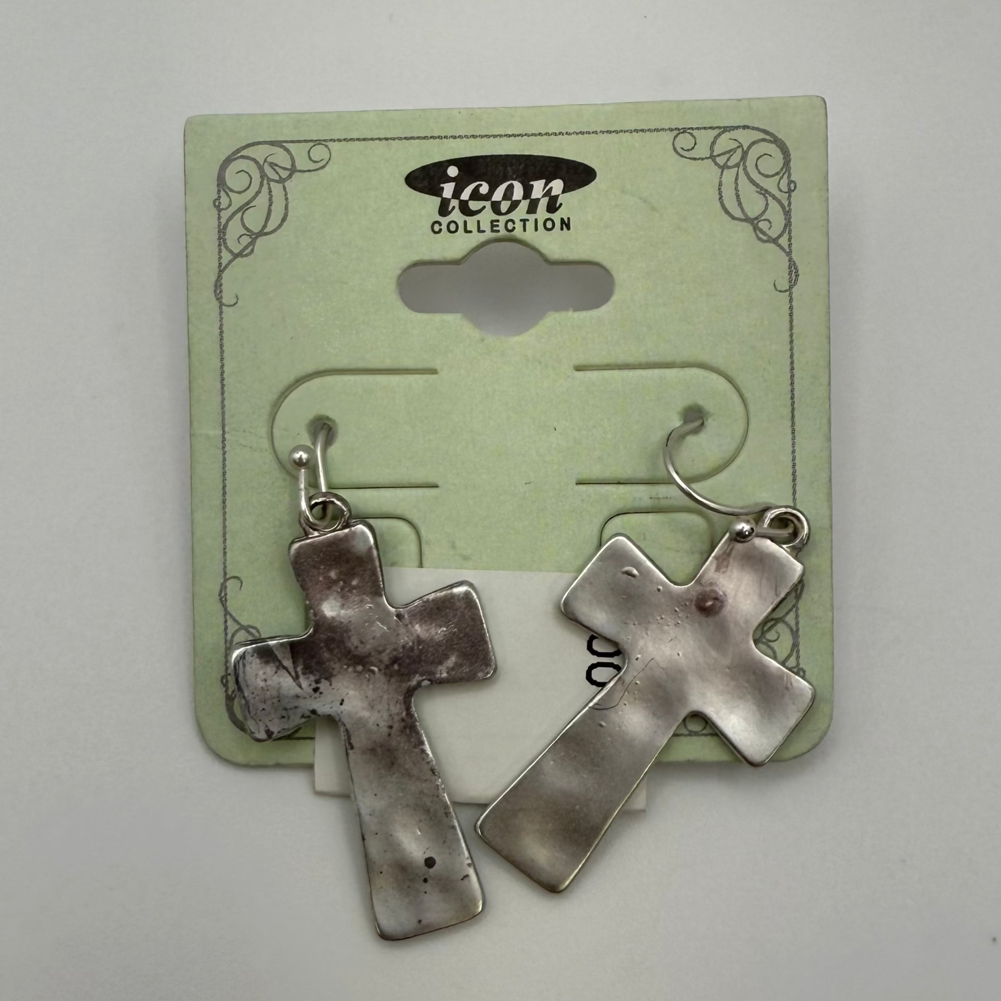 Metal Cross Earrings